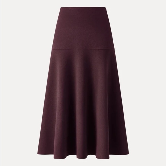OGL Dresses & Skirts - OGL FuzzLuxe Flared Maxi Skirt Ruby Red Size S
